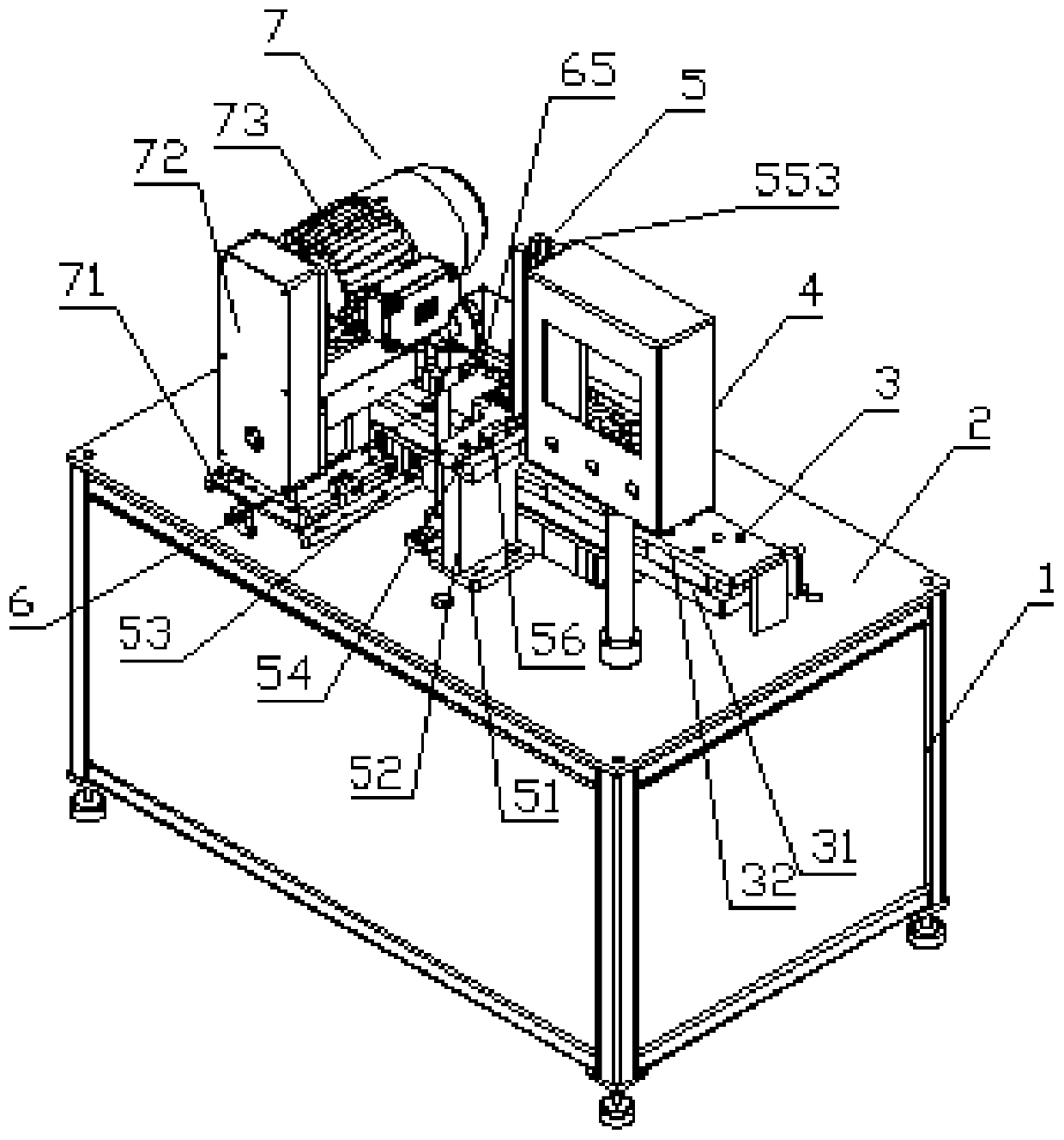 A kind of inclined tongue oblique breaking device