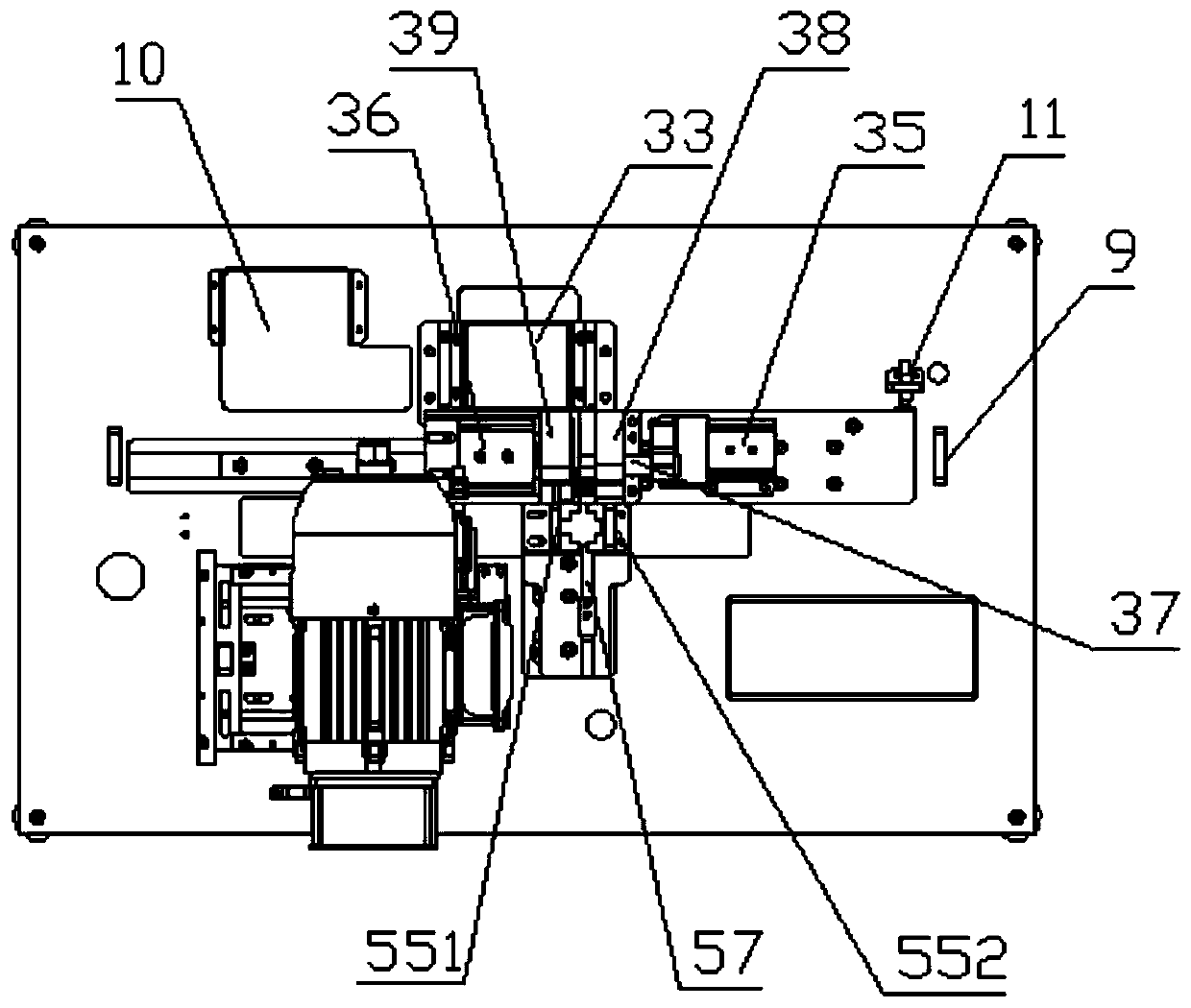 A kind of inclined tongue oblique breaking device