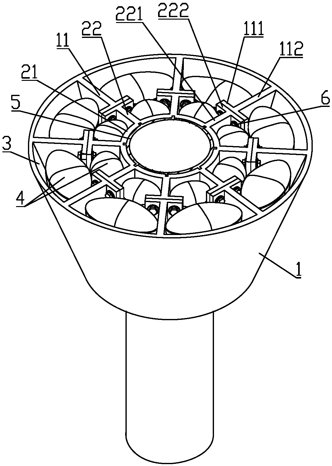 Floating type anti-icing structure of ocean structure and installation method of floating type anti-icing structure