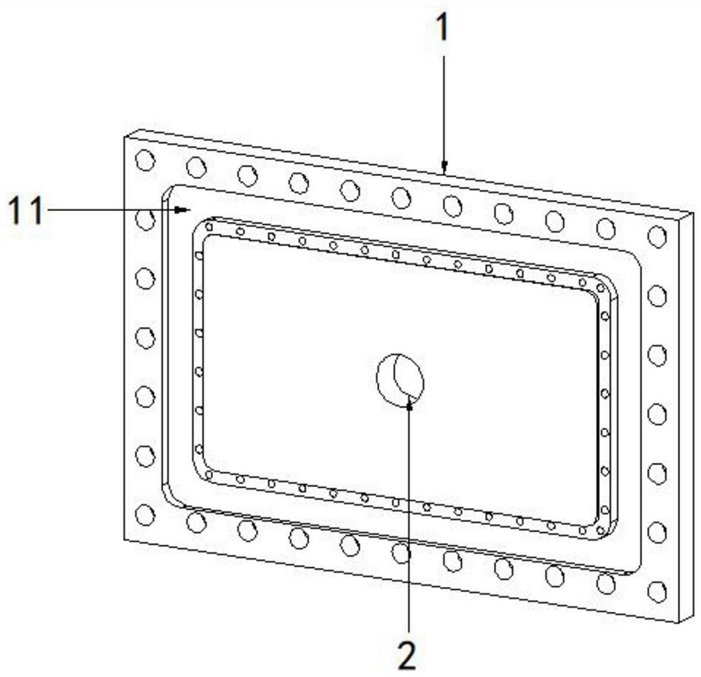 Flat plate type ceramic separation membrane module