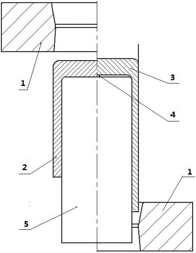 Method for eliminating cylinder bottom sunken portion of warm-cold-formed inner cavity of thin-walled cylindrical piece