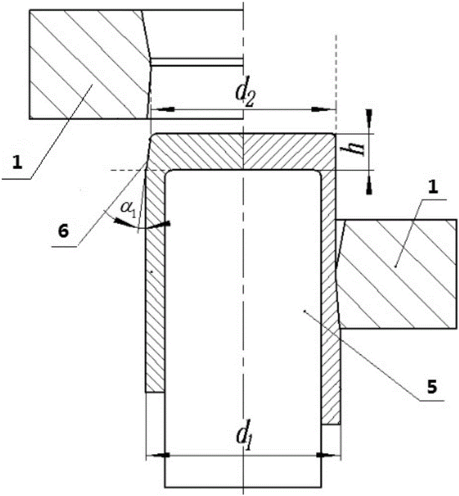 Method for eliminating cylinder bottom sunken portion of warm-cold-formed inner cavity of thin-walled cylindrical piece