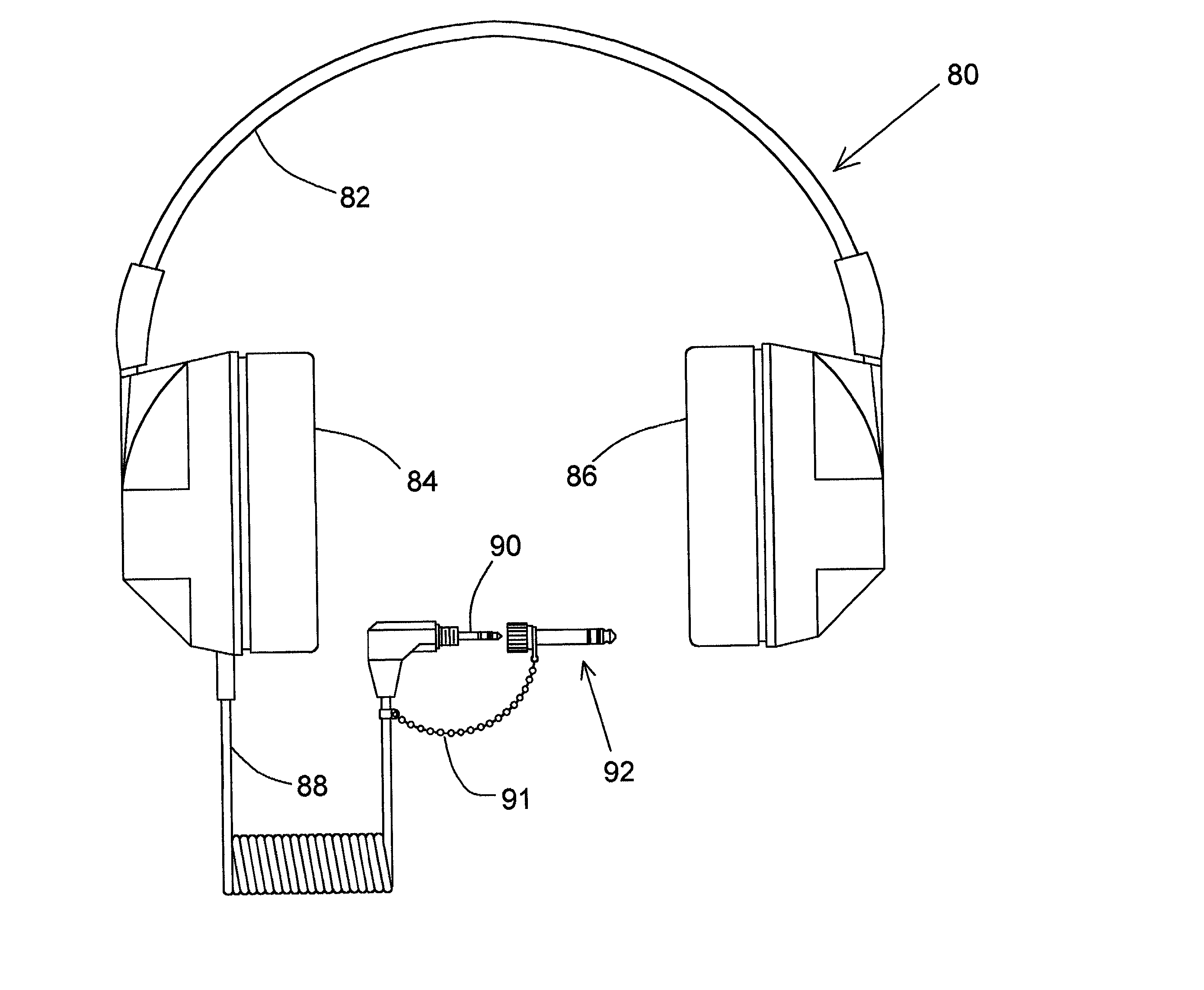 Automatic stereo/monaural headphone