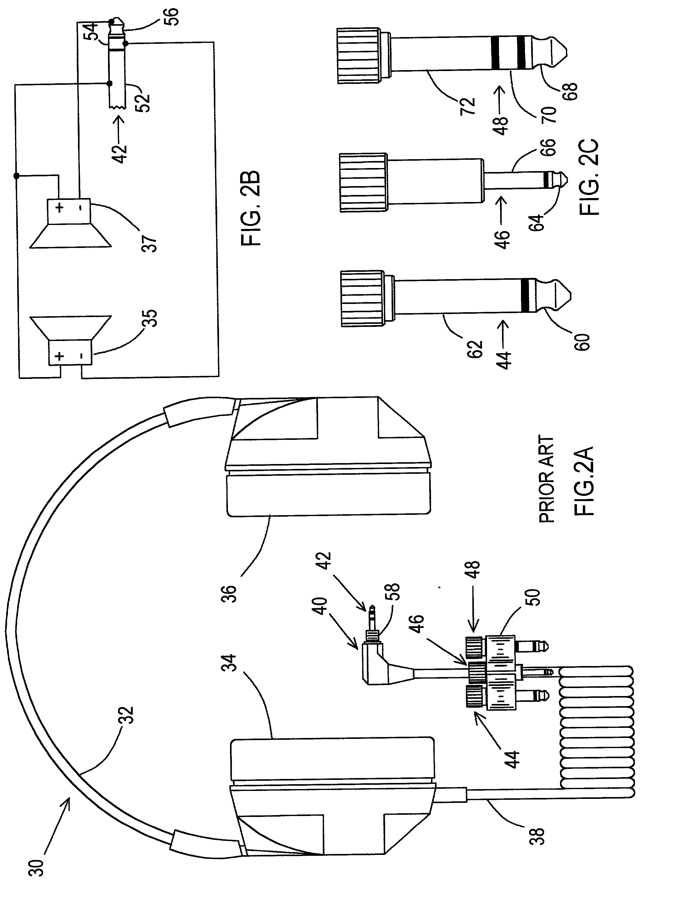 Automatic stereo/monaural headphone