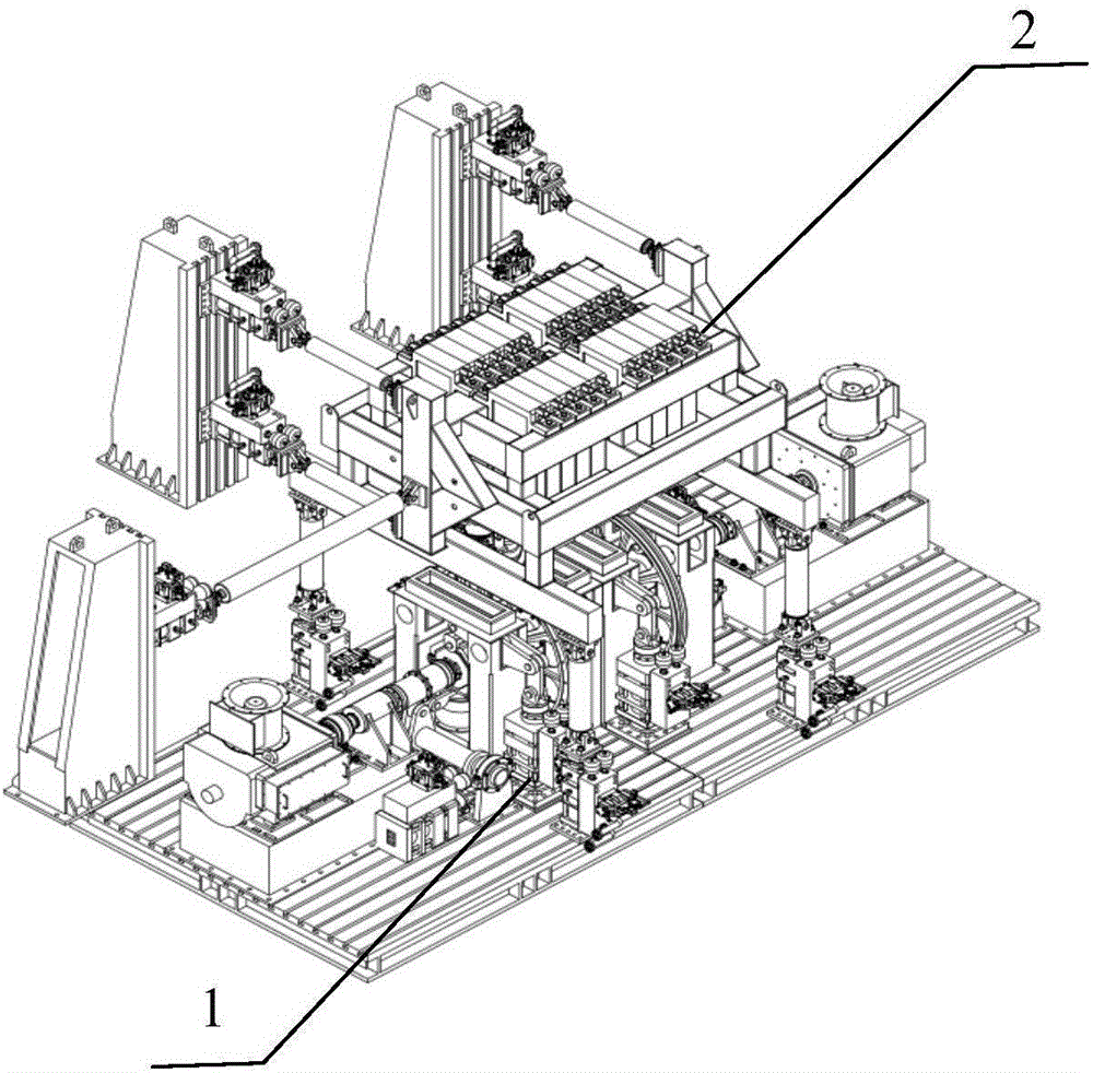 Three-degree-of-freedom wheel rail relation test stand for high-speed track