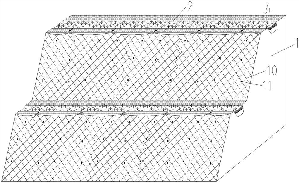 Intelligent maintenance system and maintenance method for ecological slope protection