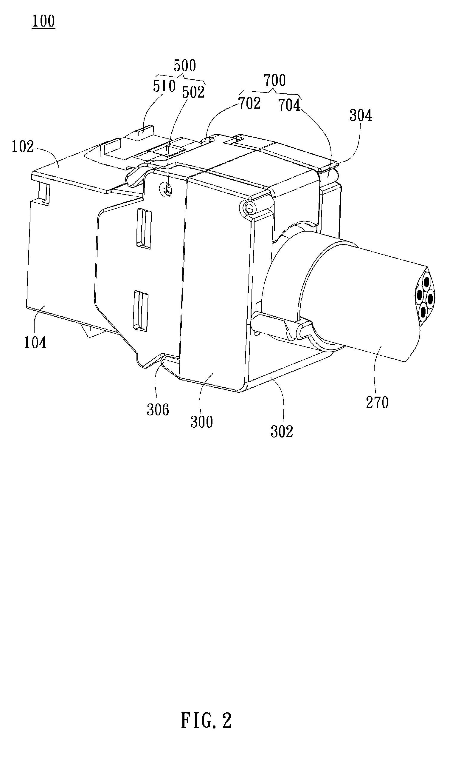 Connector with fastening and extension plates for fastening cover thereof to body thereof