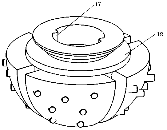 Combined high-voltage discharge type drilling device and drilling method