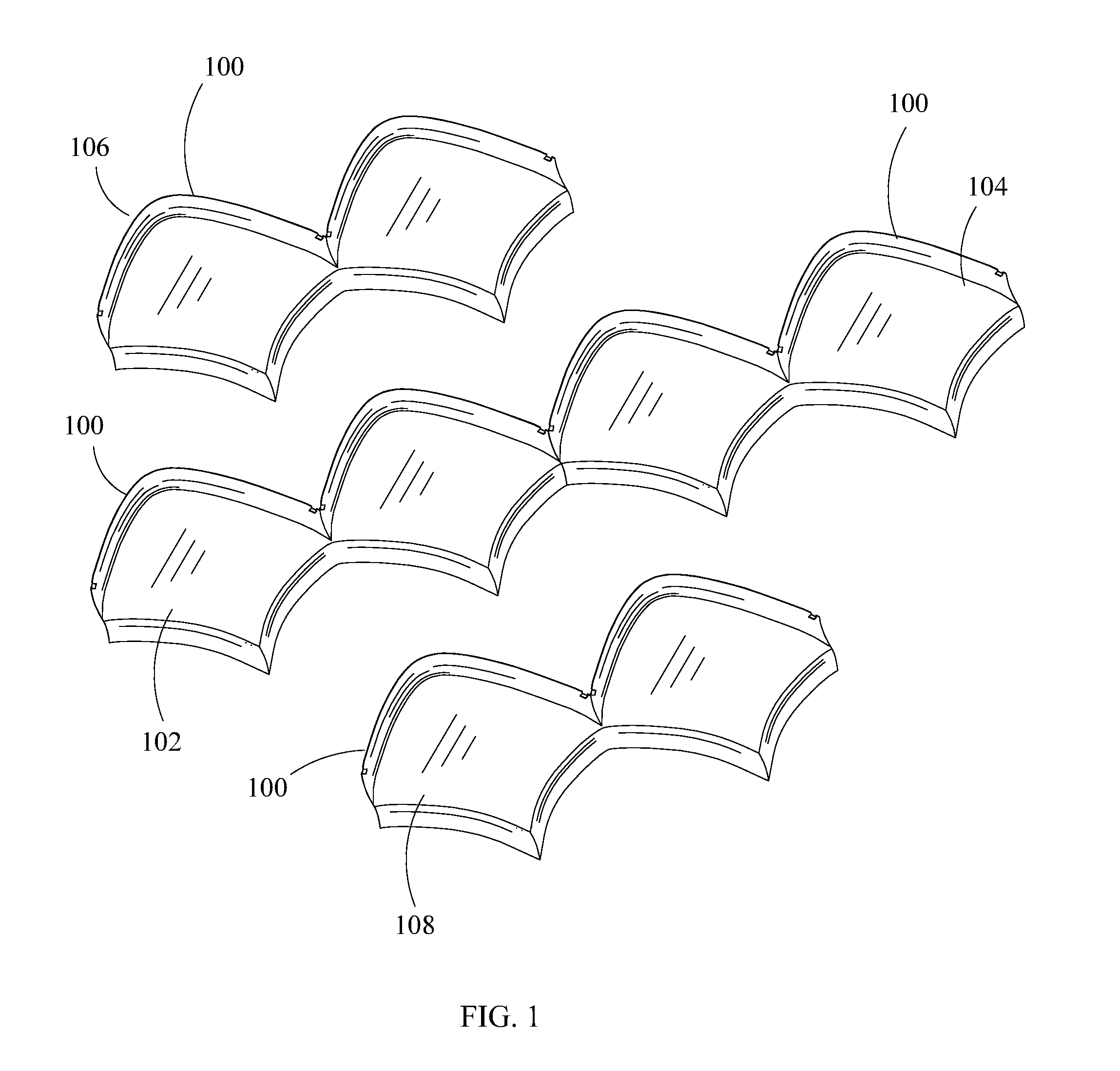 Tile and tile assembly for a roof