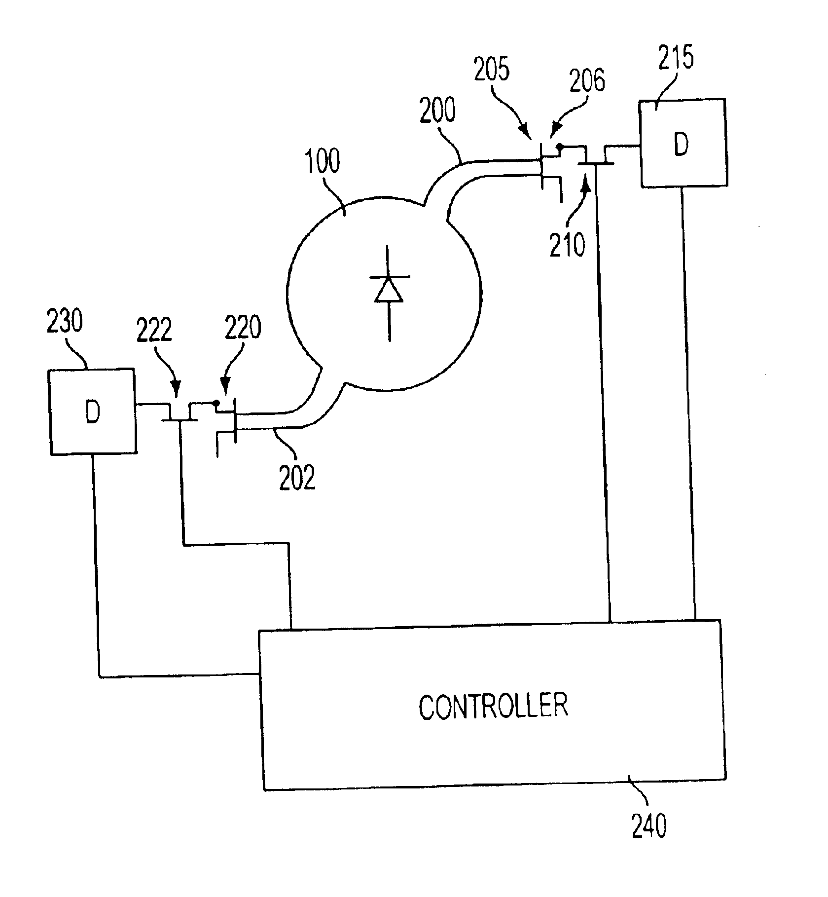 Shared photodetector pixel image sensor