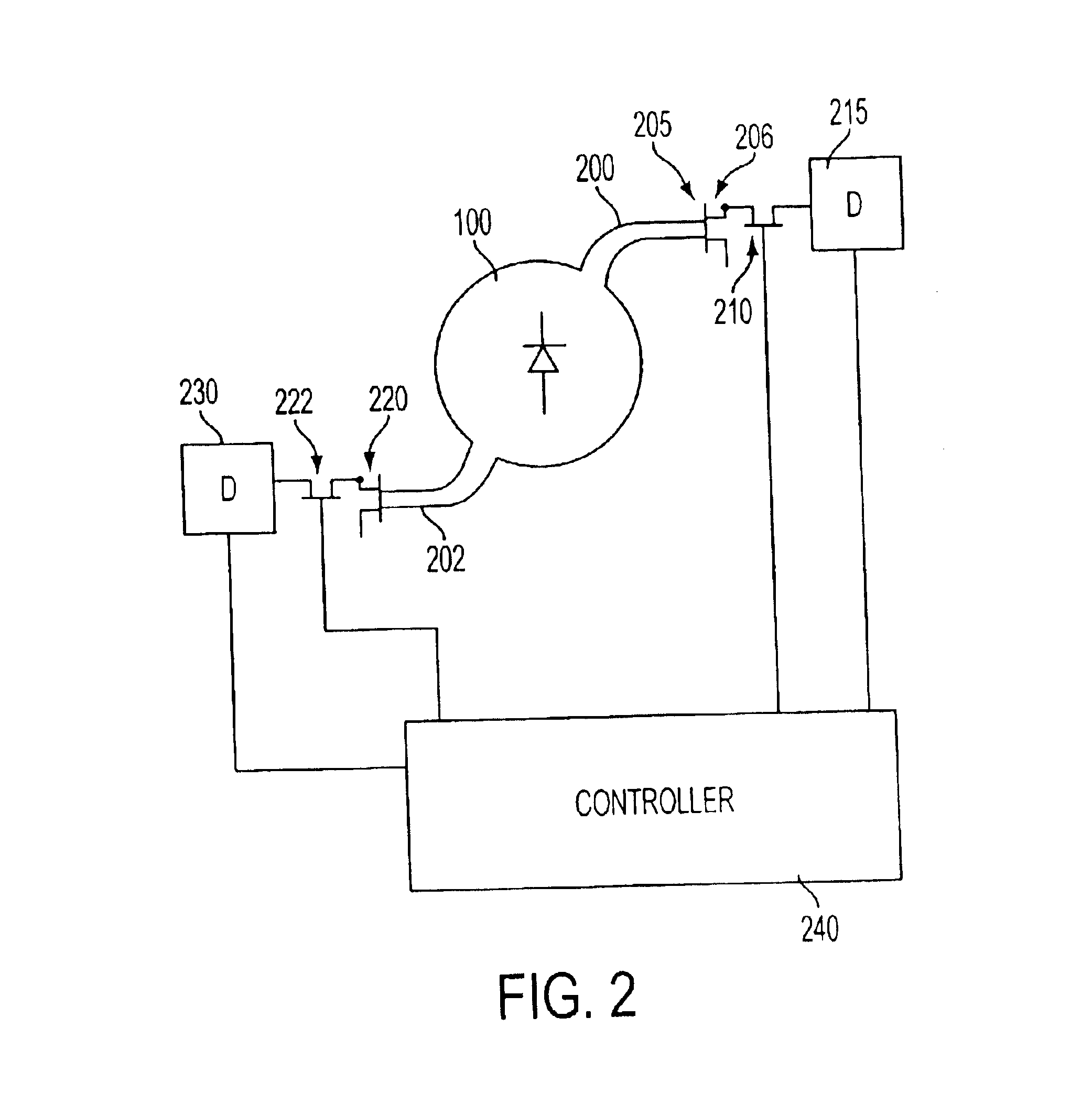 Shared photodetector pixel image sensor