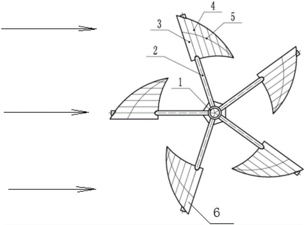 Streamline wind collection device