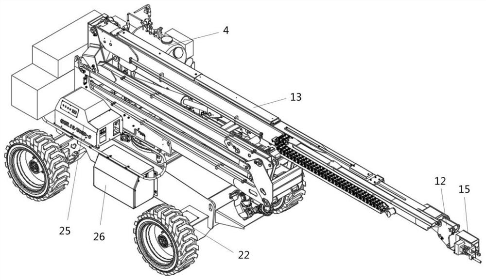 High-altitude fire extinguishing robot