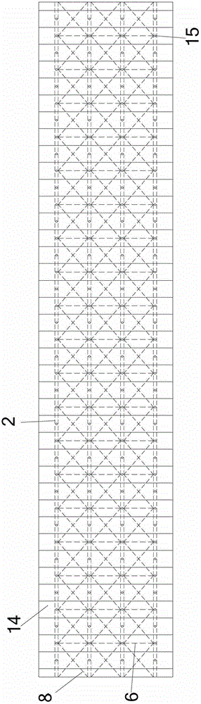 Steel truss-prestressed concrete bridge deck combined bridge girder and construction method thereof