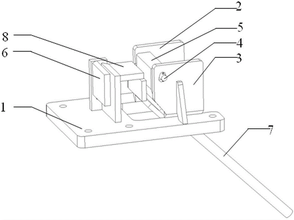 Tool special for assembling and disassembling contact finger of disconnecting switch