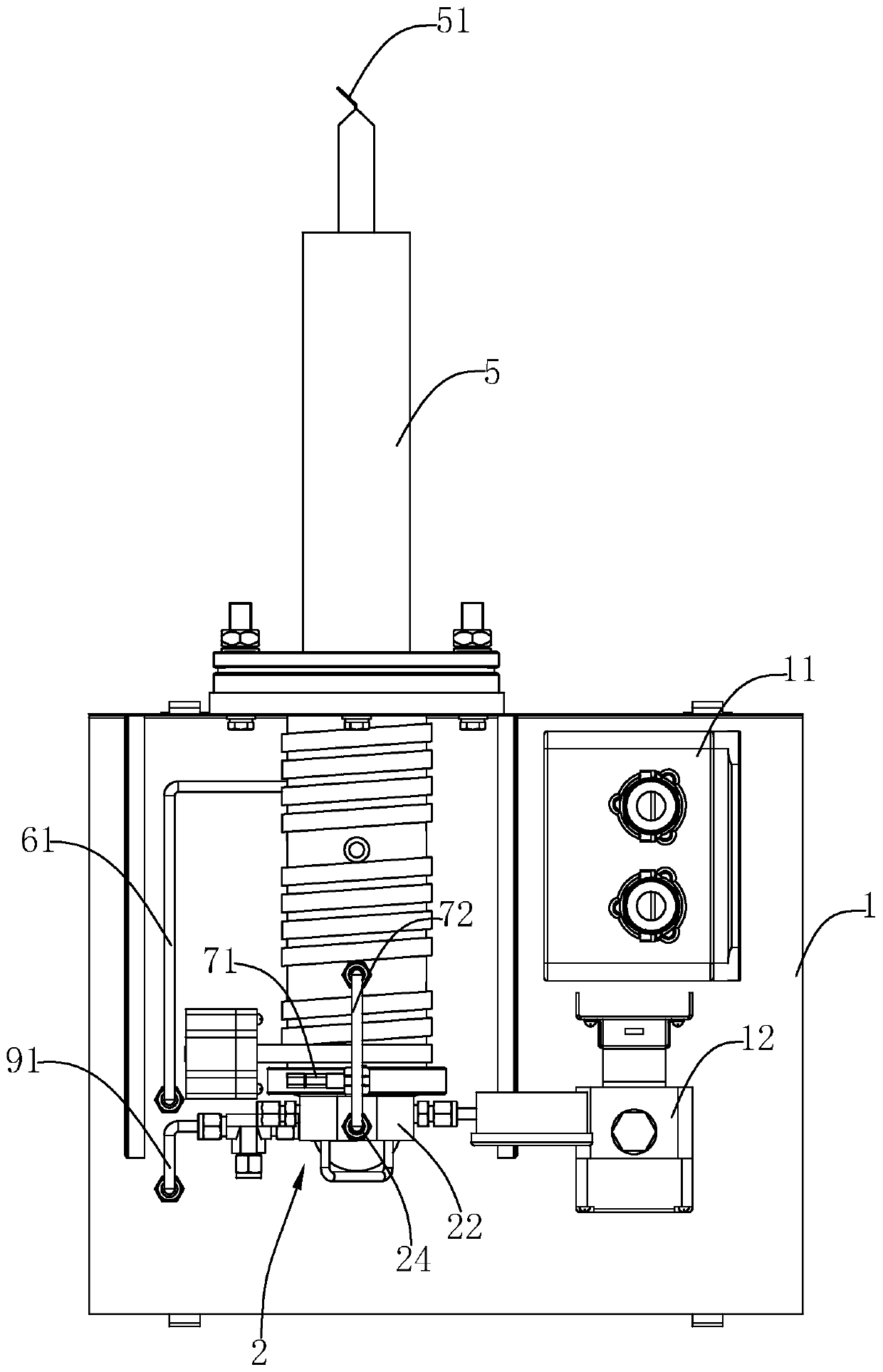 Explosion-proof dilution sampling probe