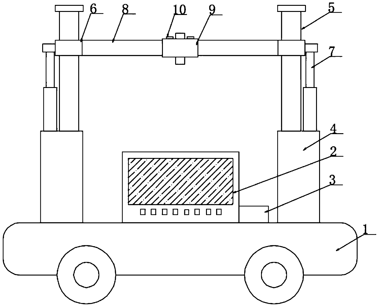 Puncture positioning device for accurate positioning and guidance of bone tumor surgery