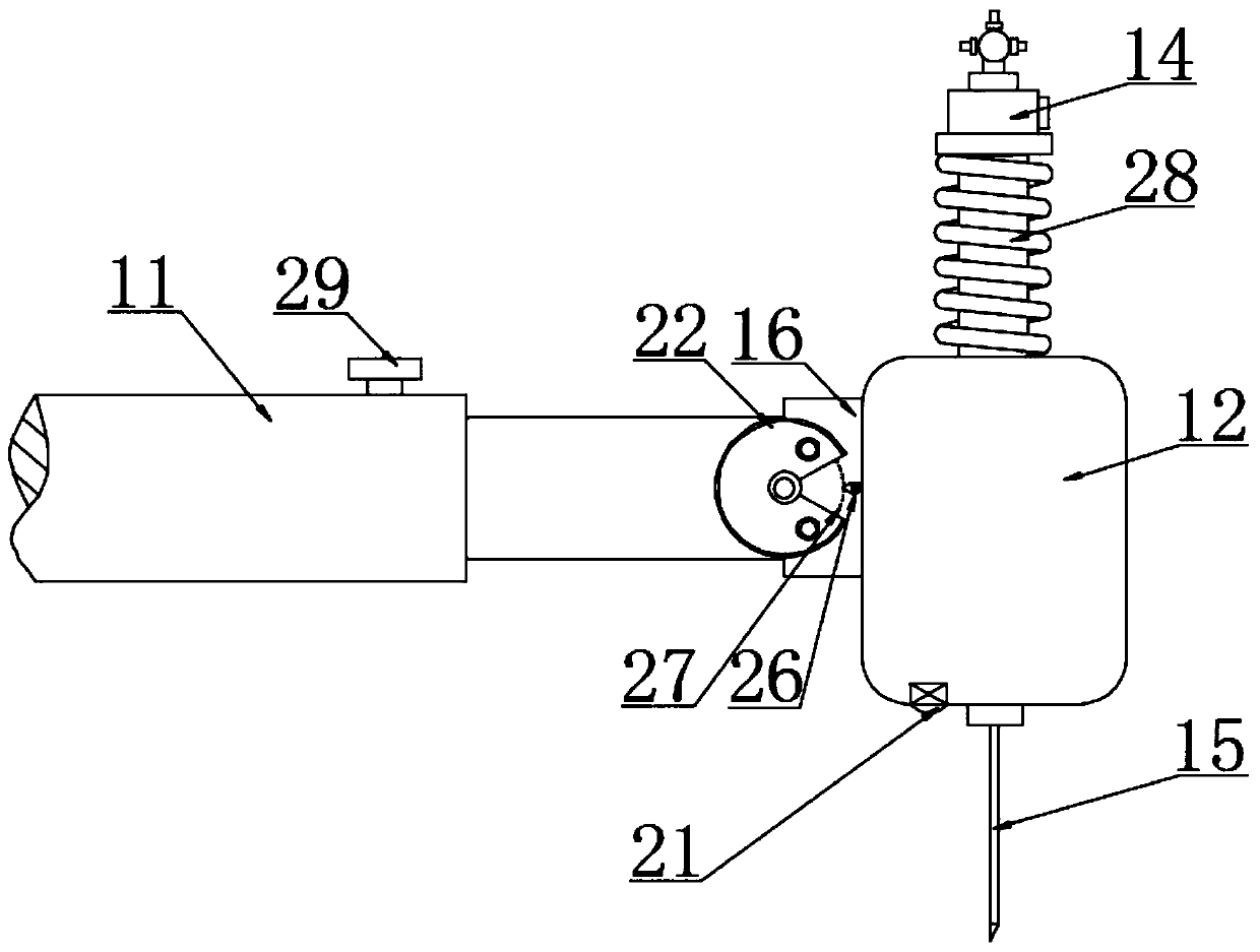 Puncture positioning device for accurate positioning and guidance of bone tumor surgery