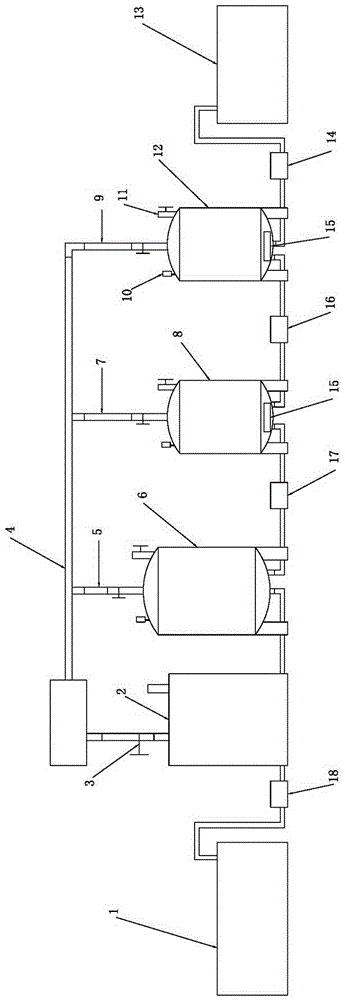 Method for retreating wastewater after pueraria starch processing