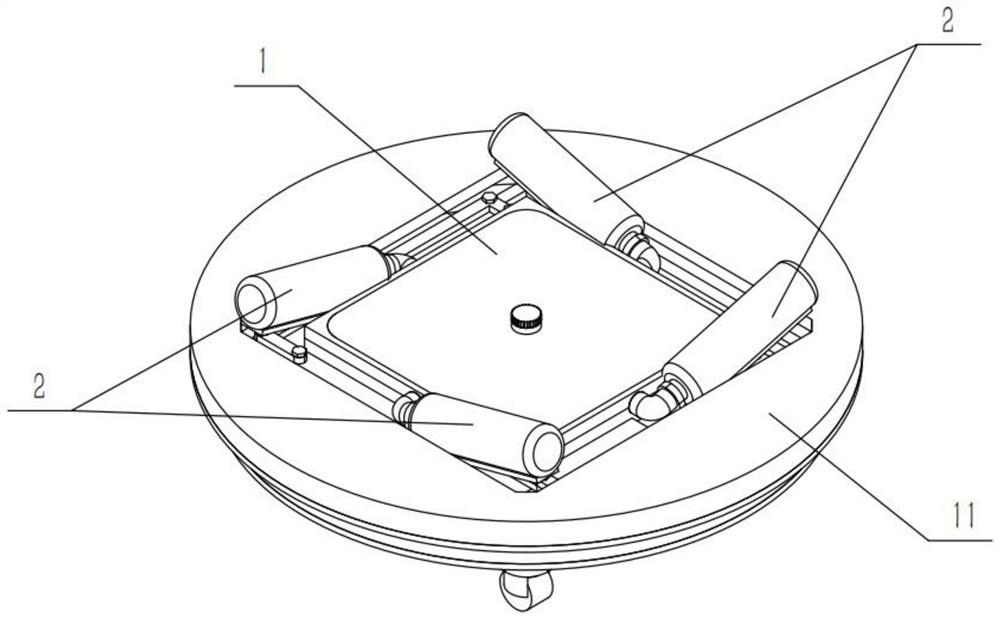 A medical ground disinfection robot