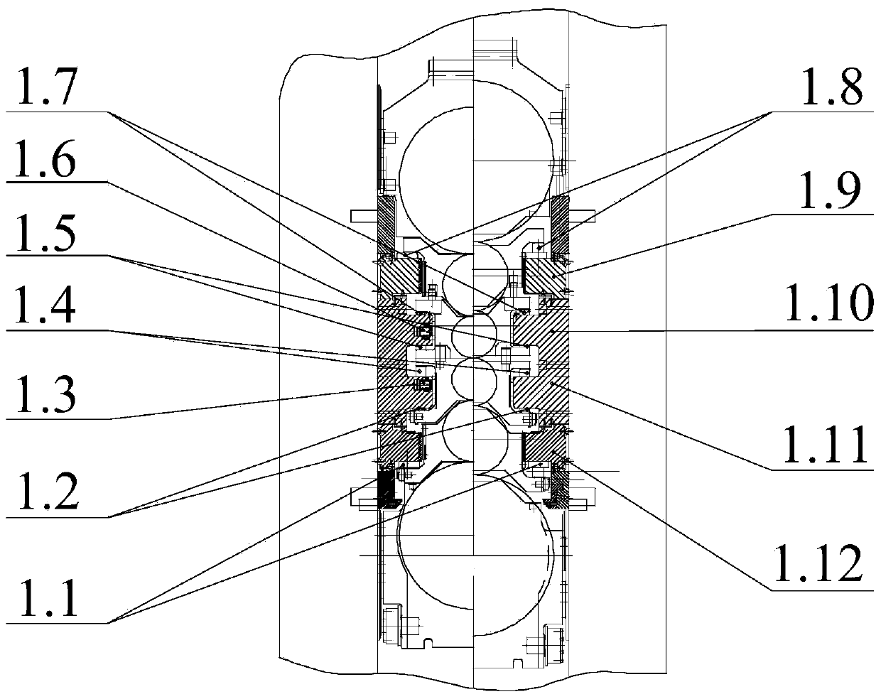 Double-rack six-roller UCM leveling and double cold reduction unit for production of tinned substrate