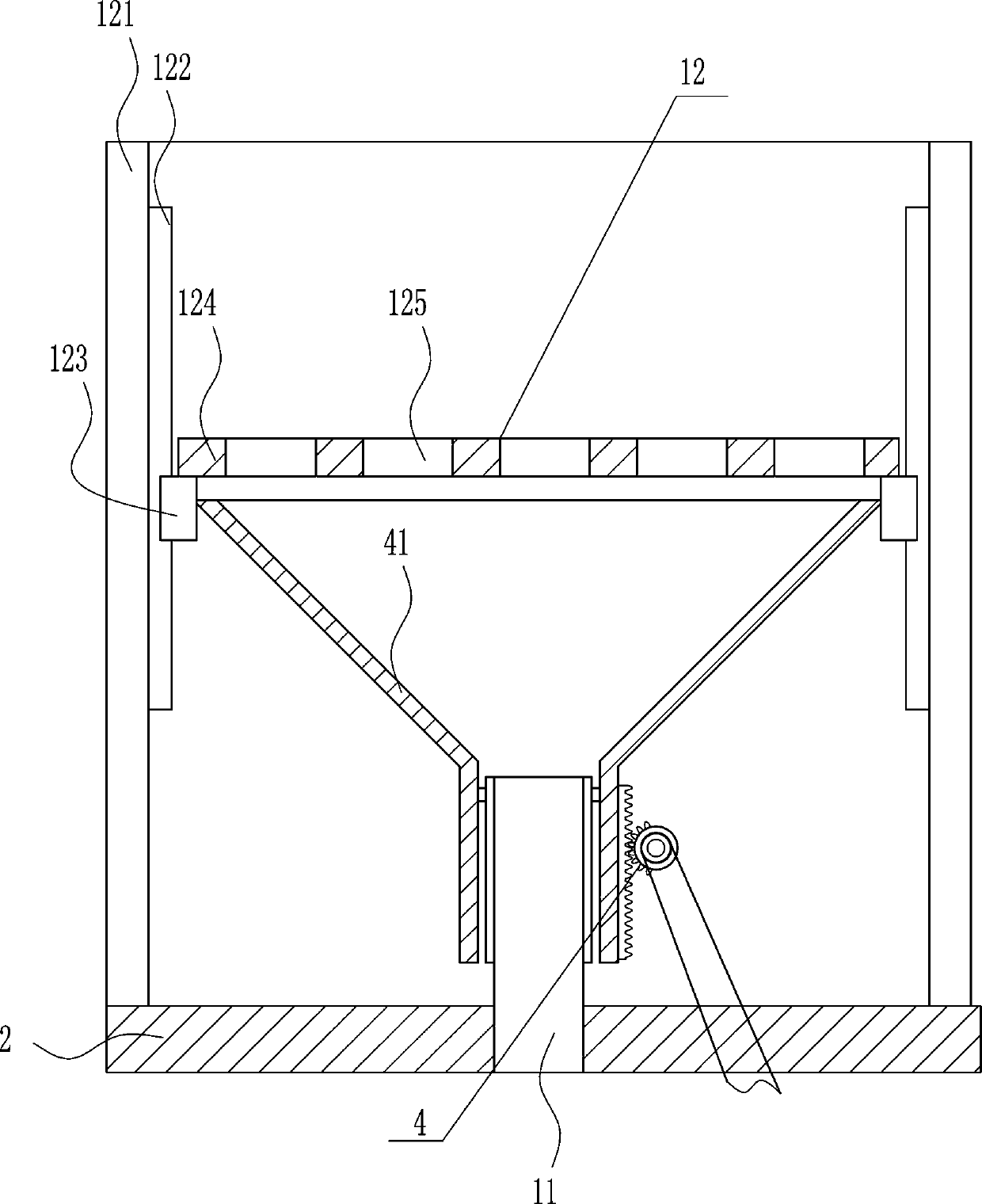 Agricultural Chinese chestnut screening device