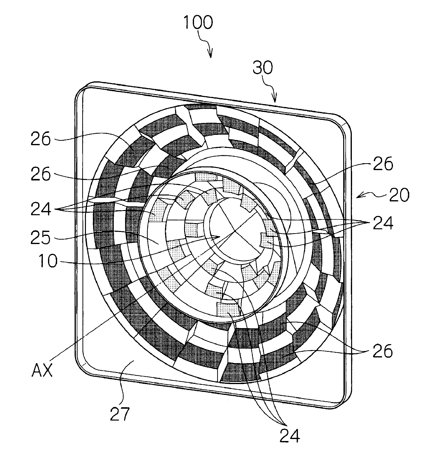 Lamp using LED light source