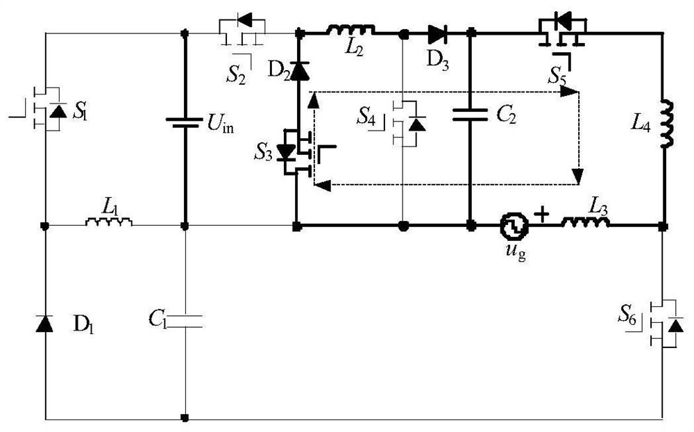 Buck-boost inverter and control method thereof