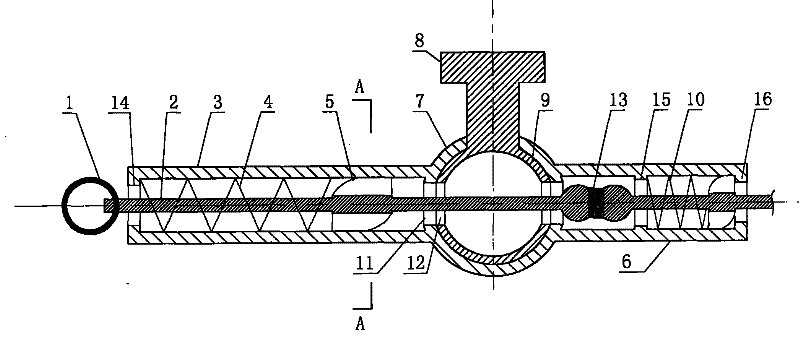 Automatic dredging type fish pond drain valve