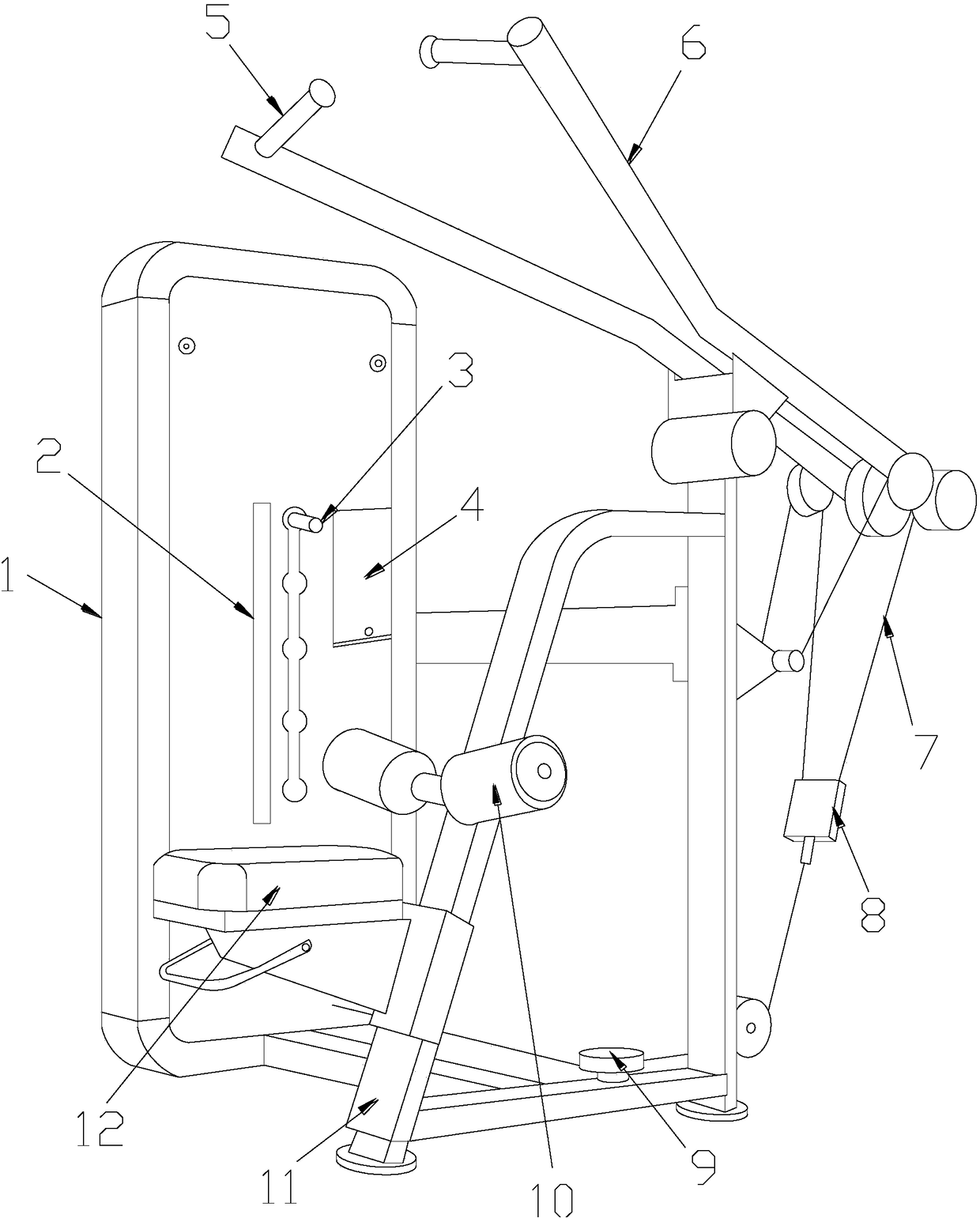 Outdoor fitness equipment monitoring device