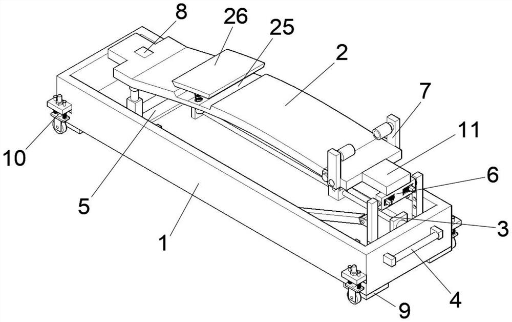 Portable sit-up exercise device