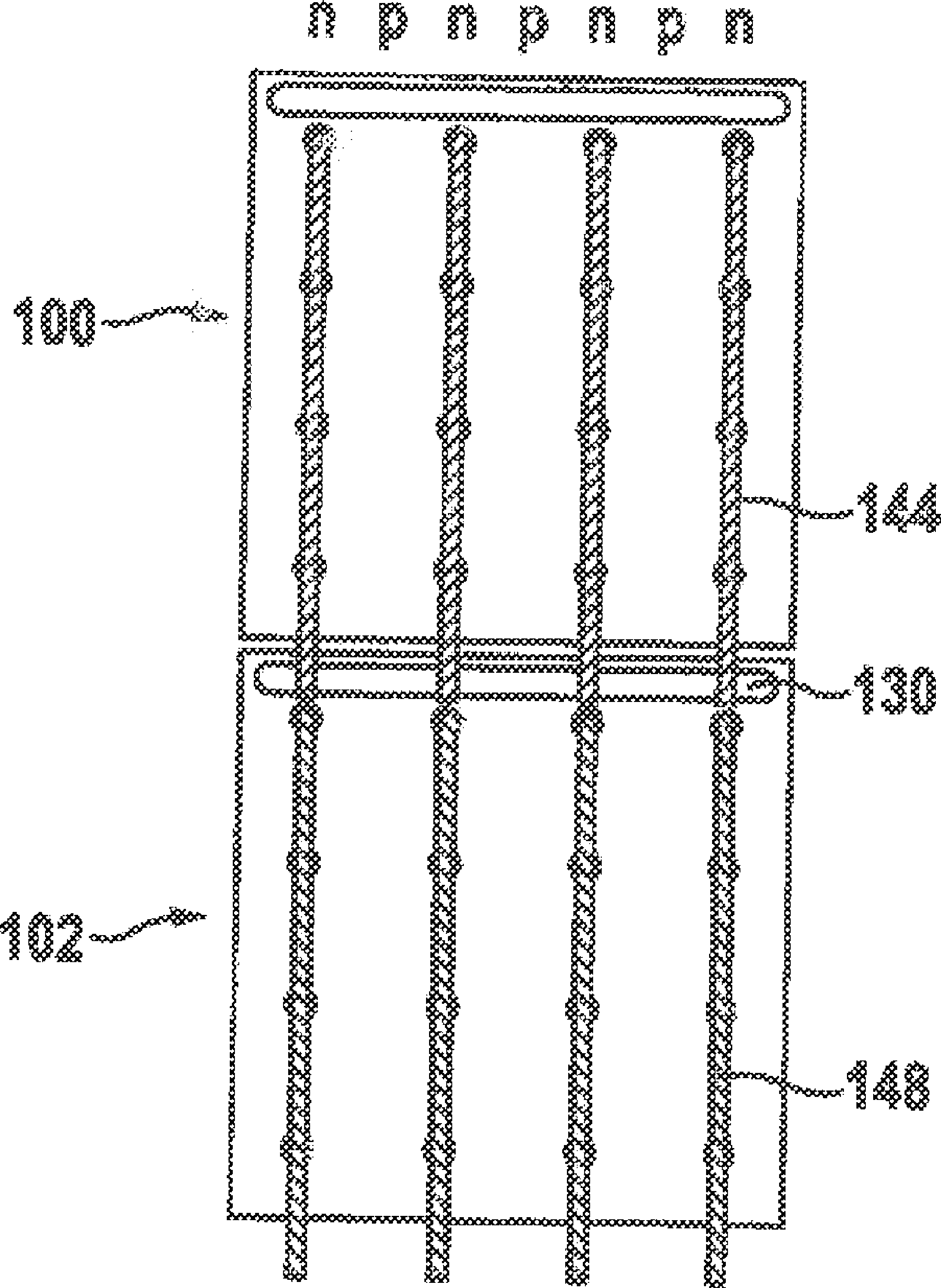 Solar cell module and method for connecting solar cells