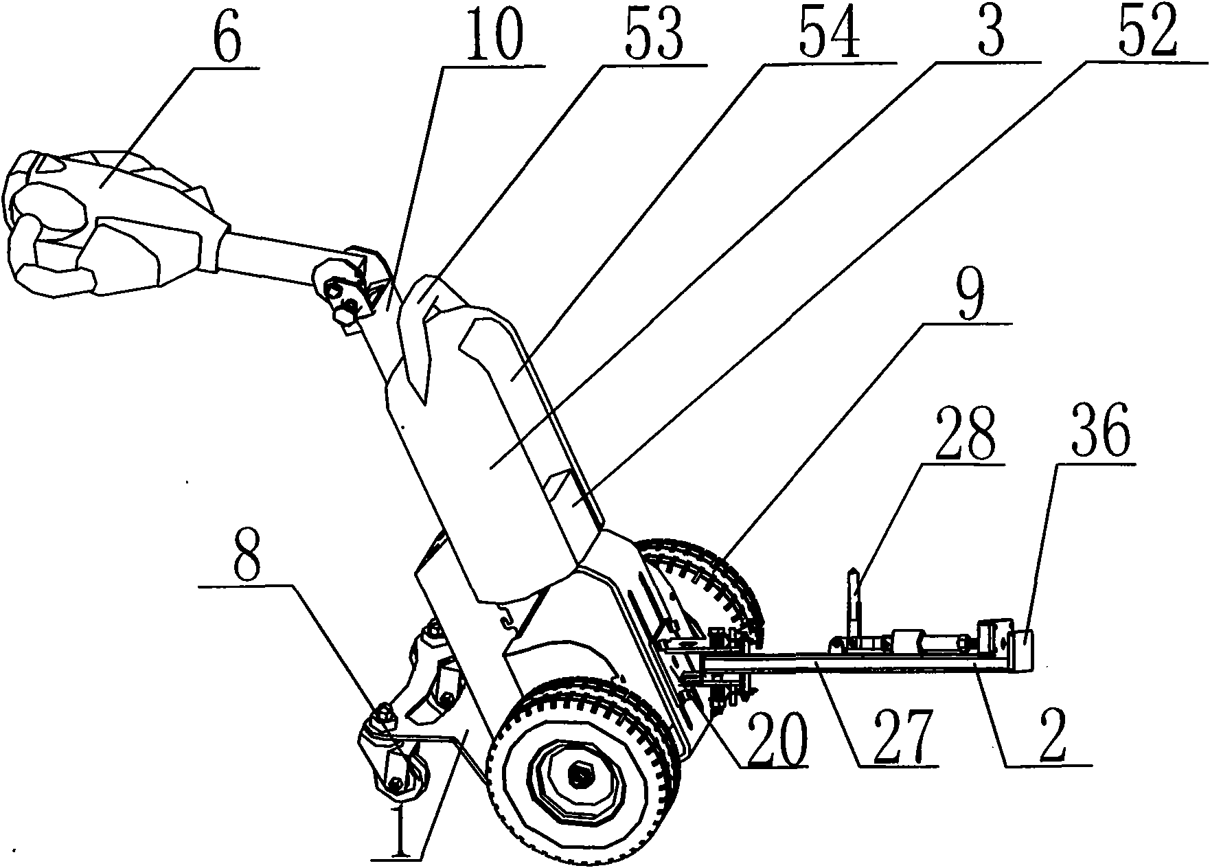 New electric tractor