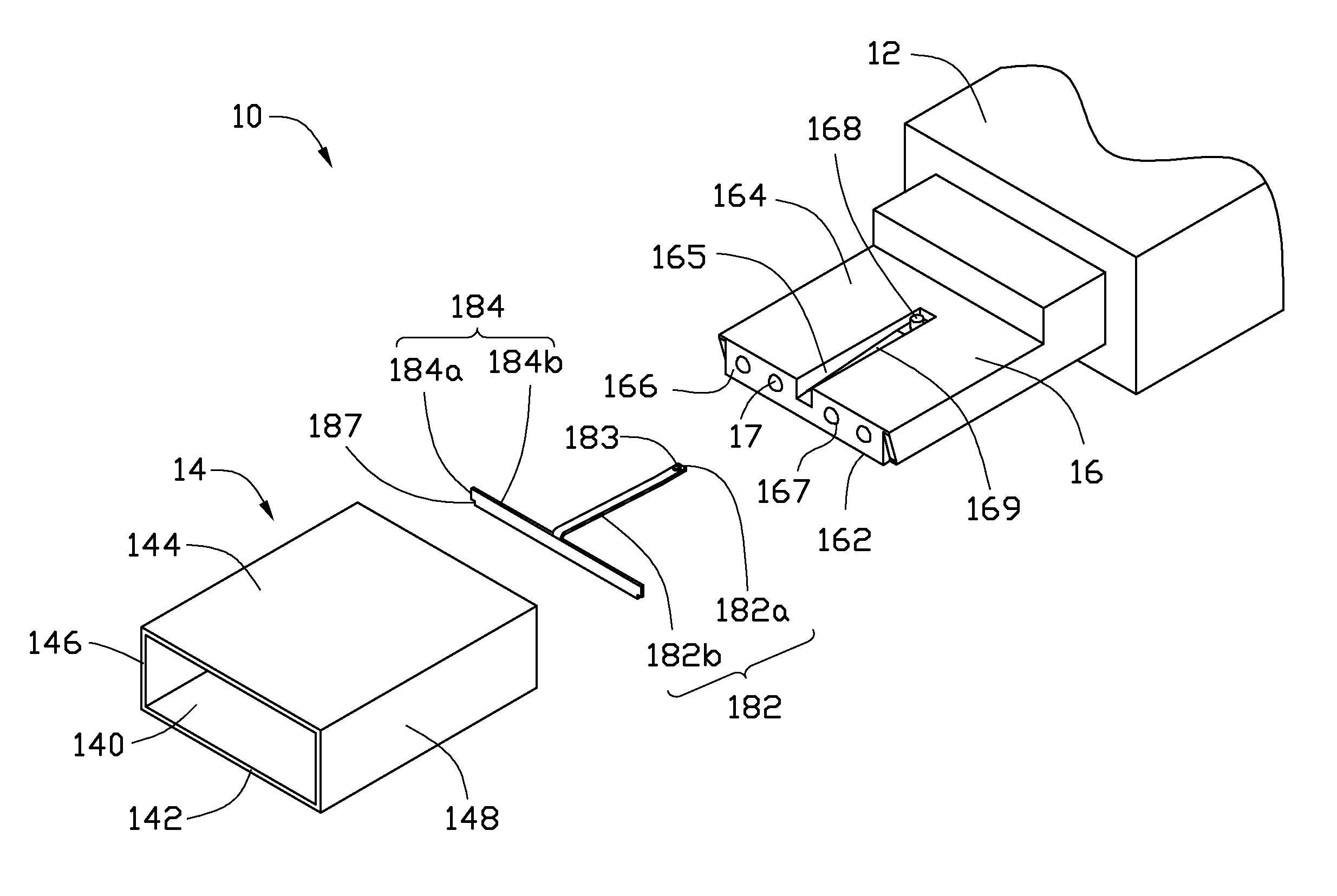 Male optical connector and female optical connector and related optical fiber coupling assembly