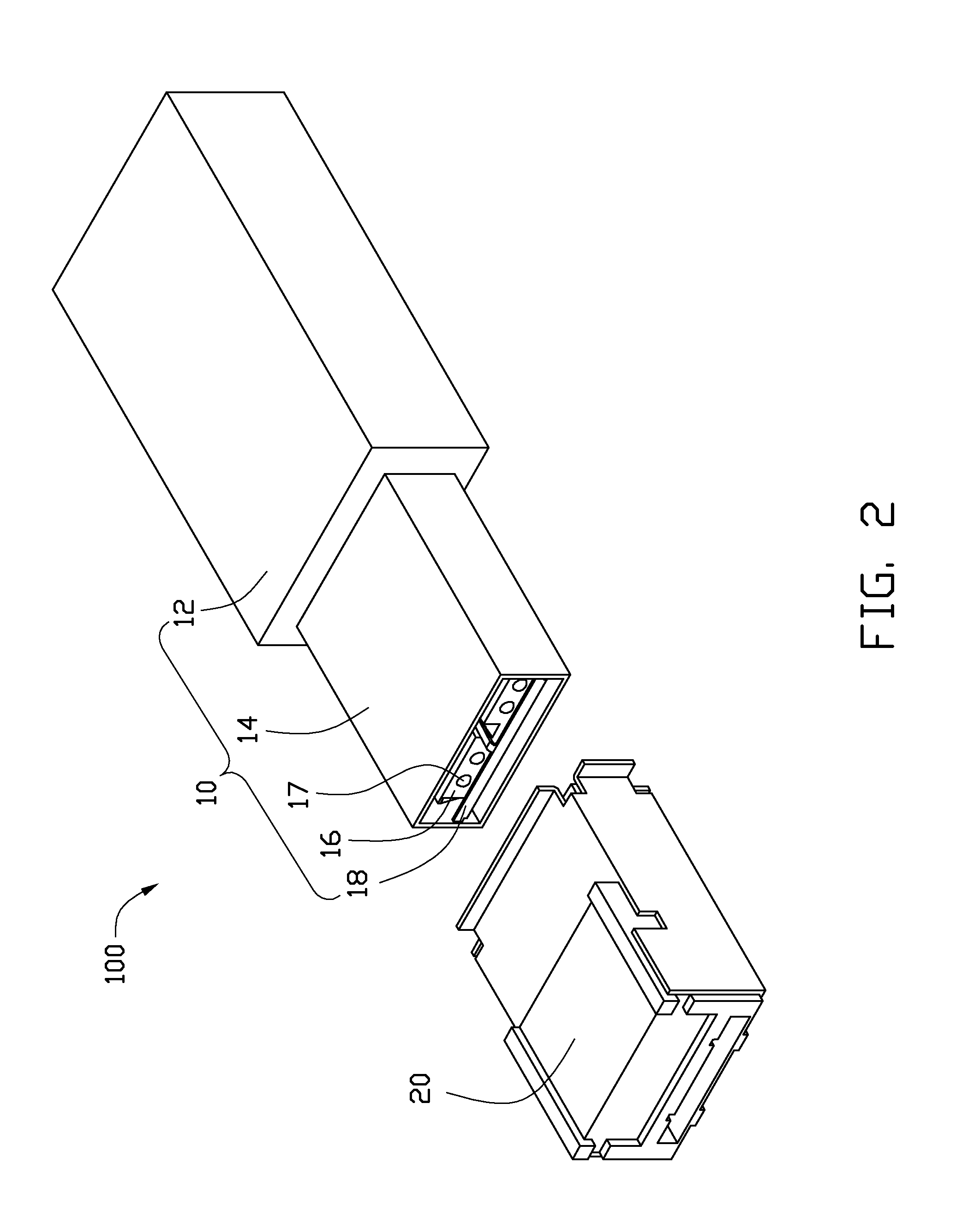 Male optical connector and female optical connector and related optical fiber coupling assembly