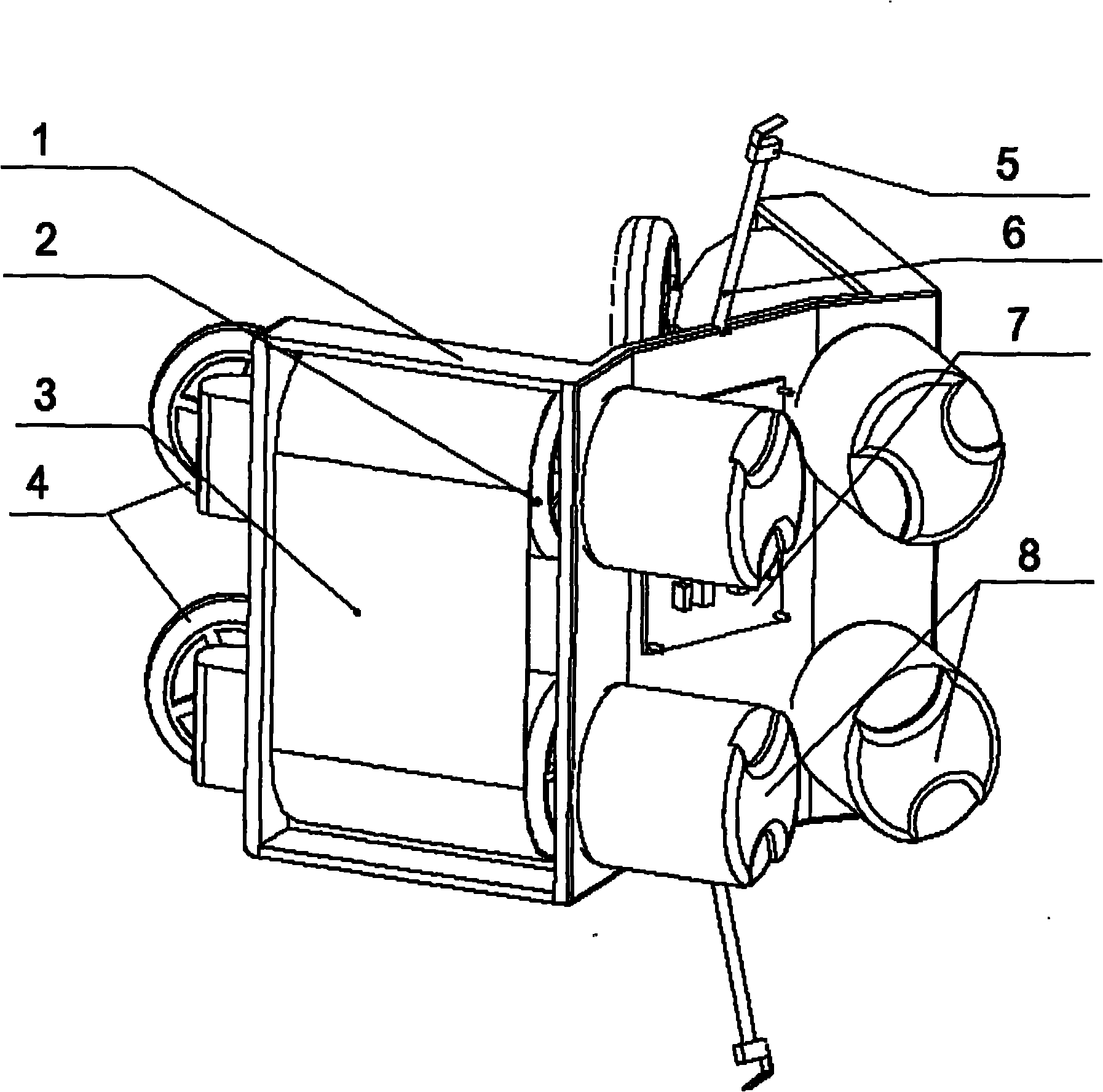 Mechanical device for climbing lamp post