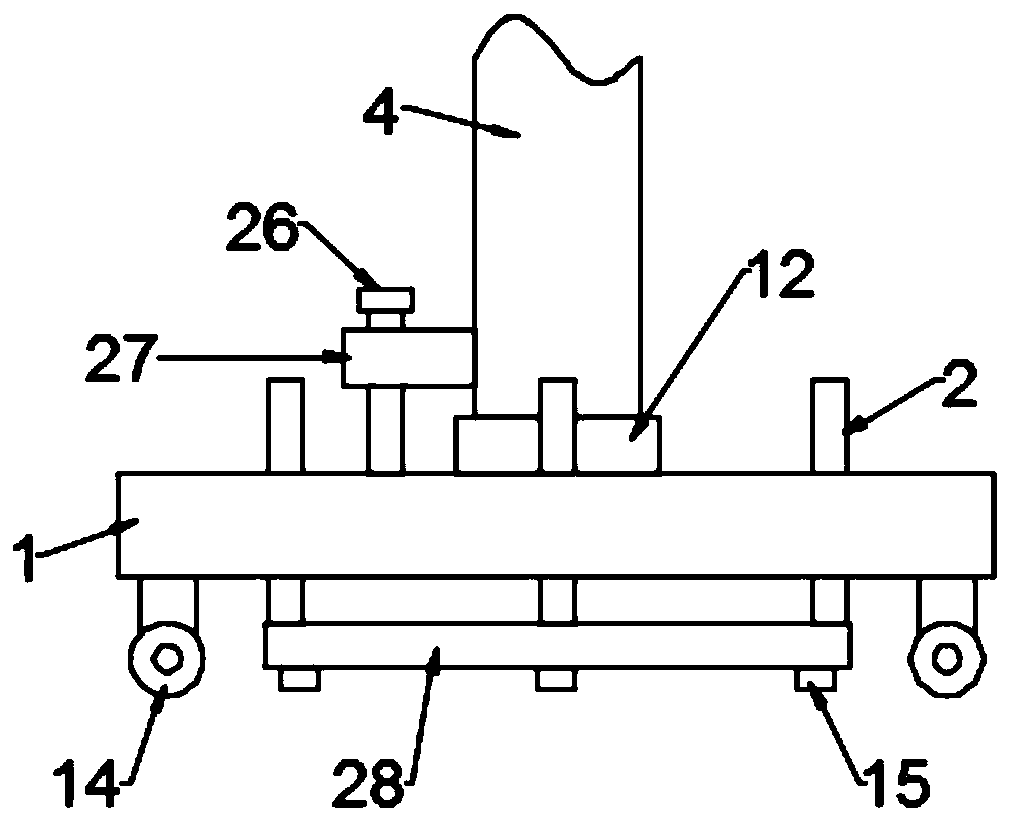 Multifunctional fixing device for orthopedics