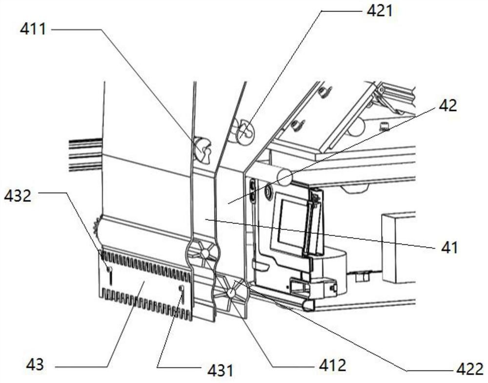 Mortar laying device