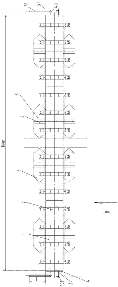 Floating transportation device and method for major diameter underwater water pipes