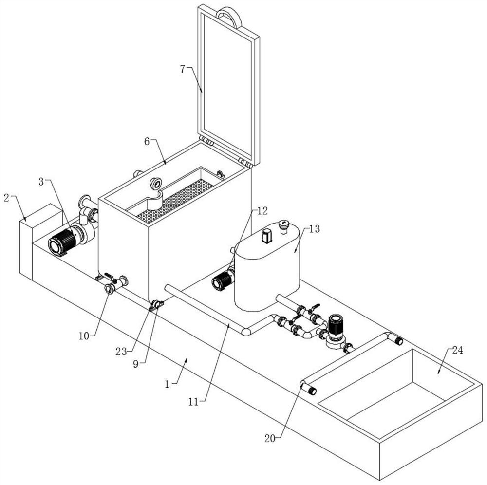 Irrigation device for stingless pepper planting