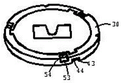 Device suitable for electrical connection of button cell and connection method