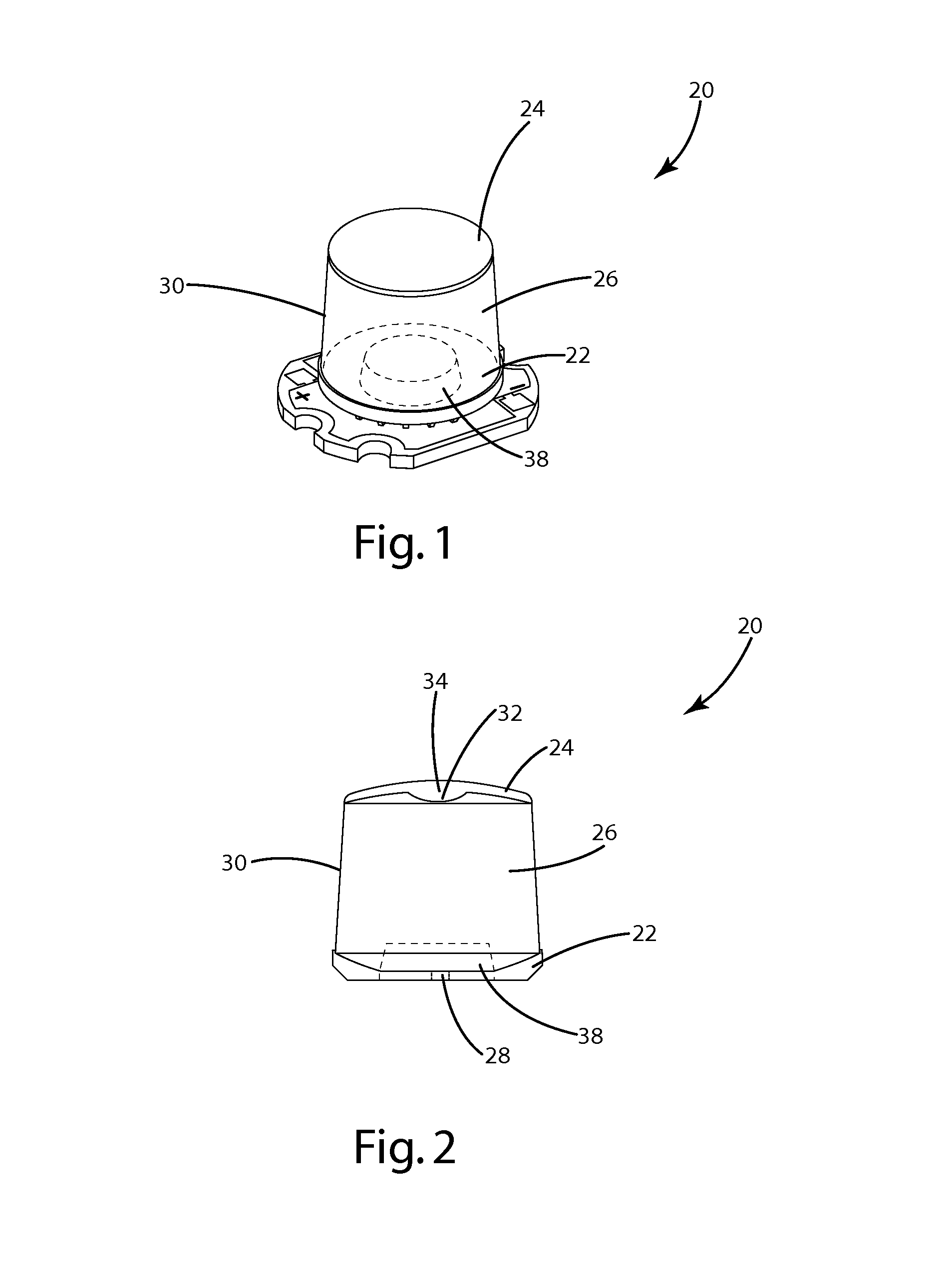 Constrained folded path resonant white light scintillator