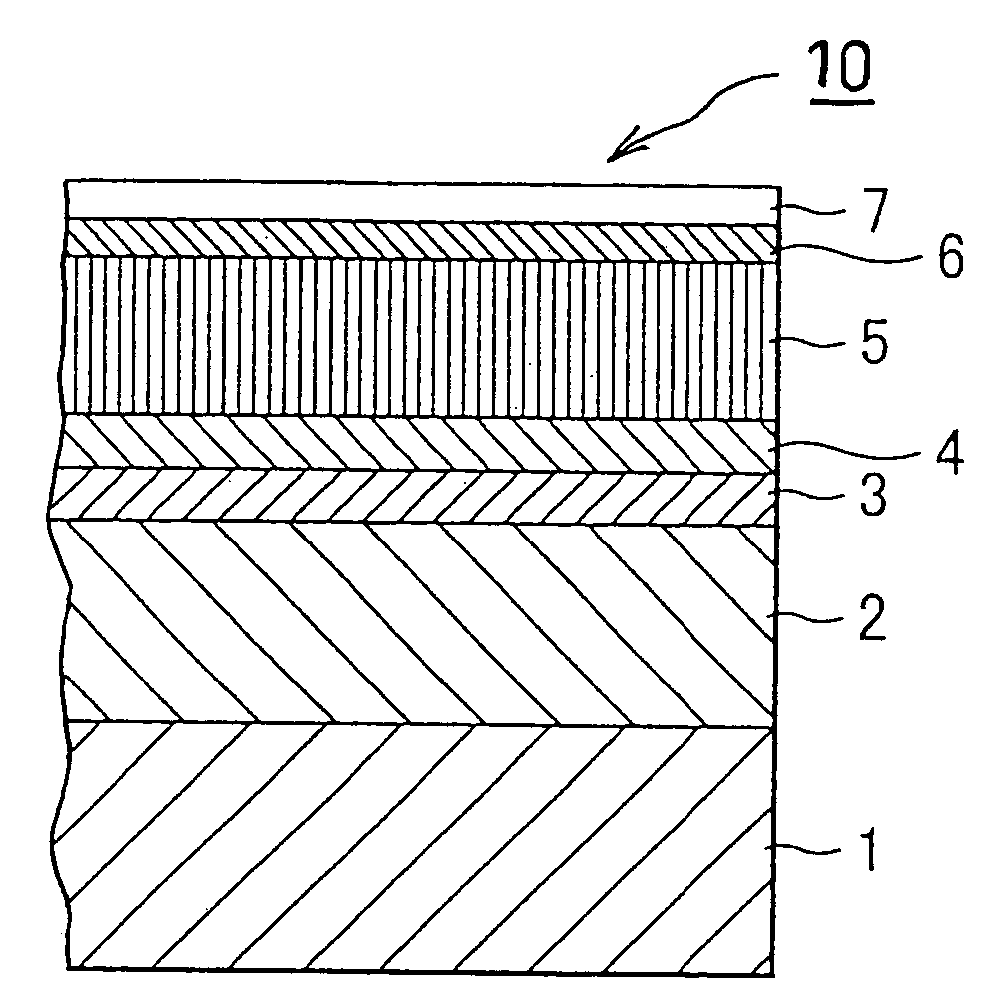 Perpendicular magnetic recording medium, production process thereof, and perpendicular magnetic recording and reproducing apparatus