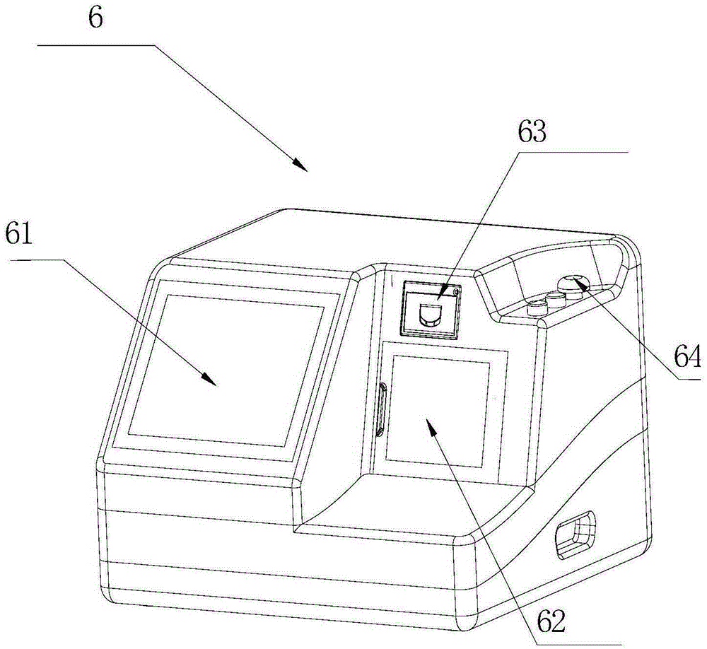 Array type fecal occult blood detection analyzer