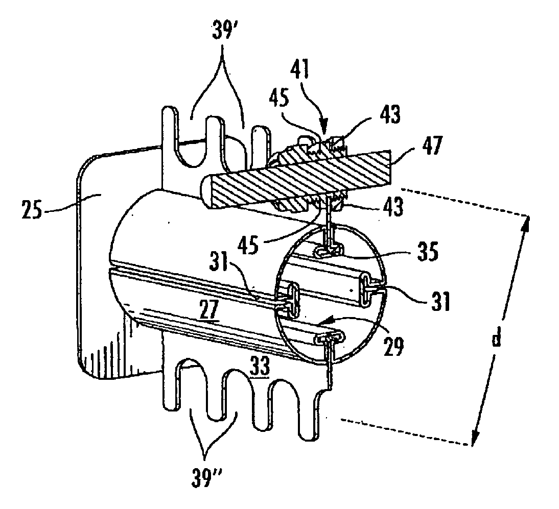 Cable spool for use with glanded fiber trucks