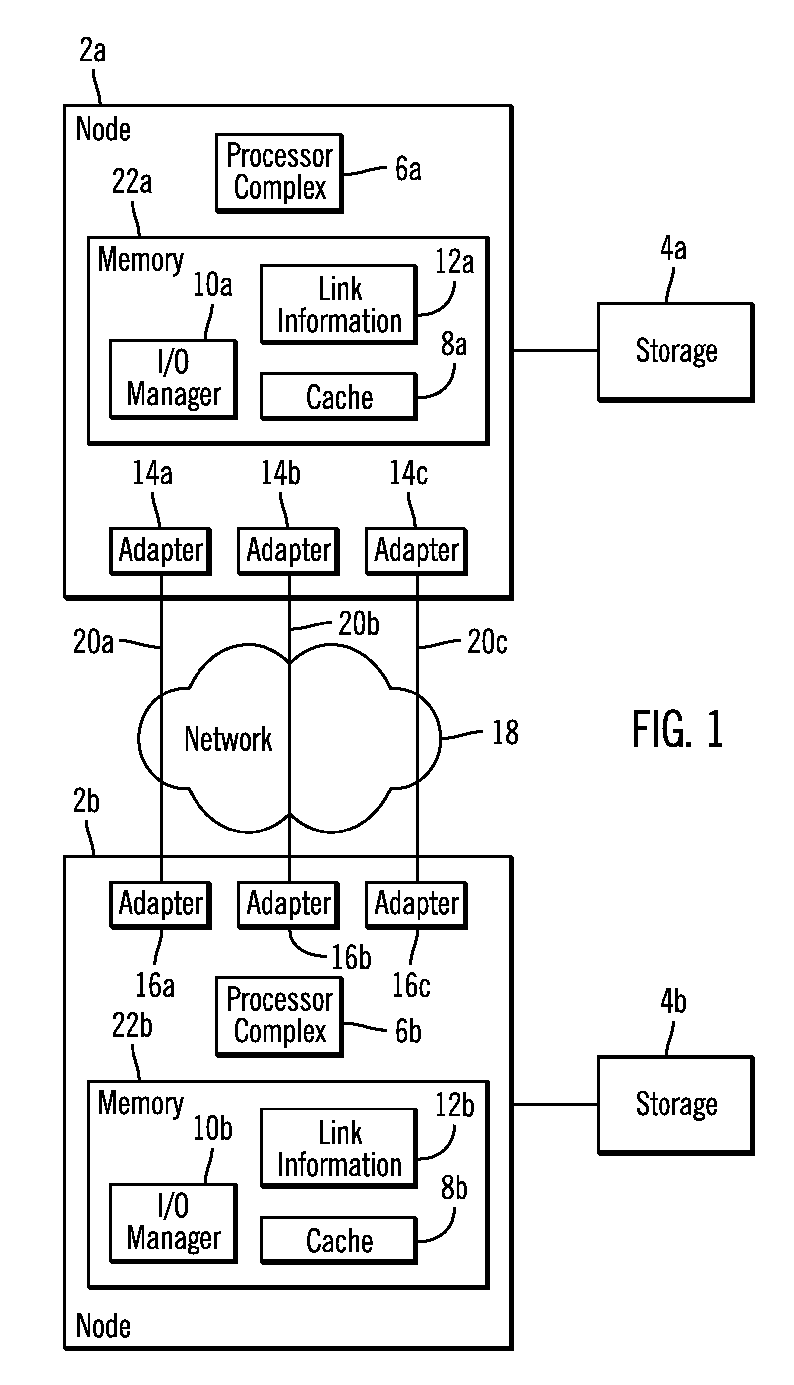 Using link send and receive information to select one of multiple links to use to transfer data for send and receive operations