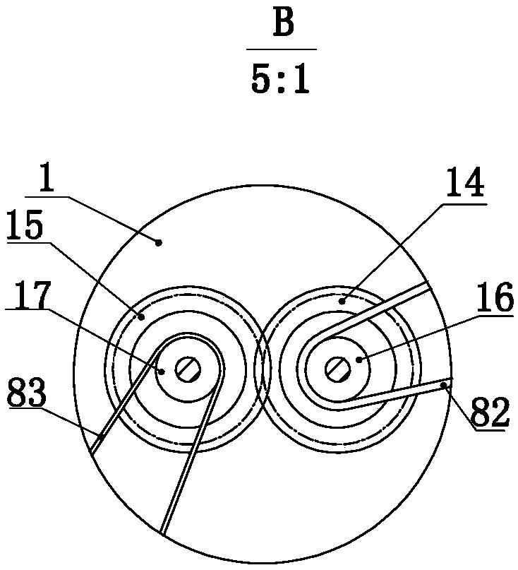 Tobacco leaf stem removing machine