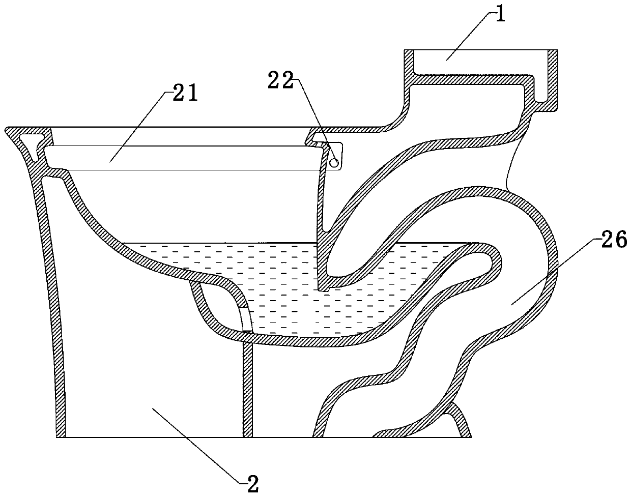 Surrounded water flushing system