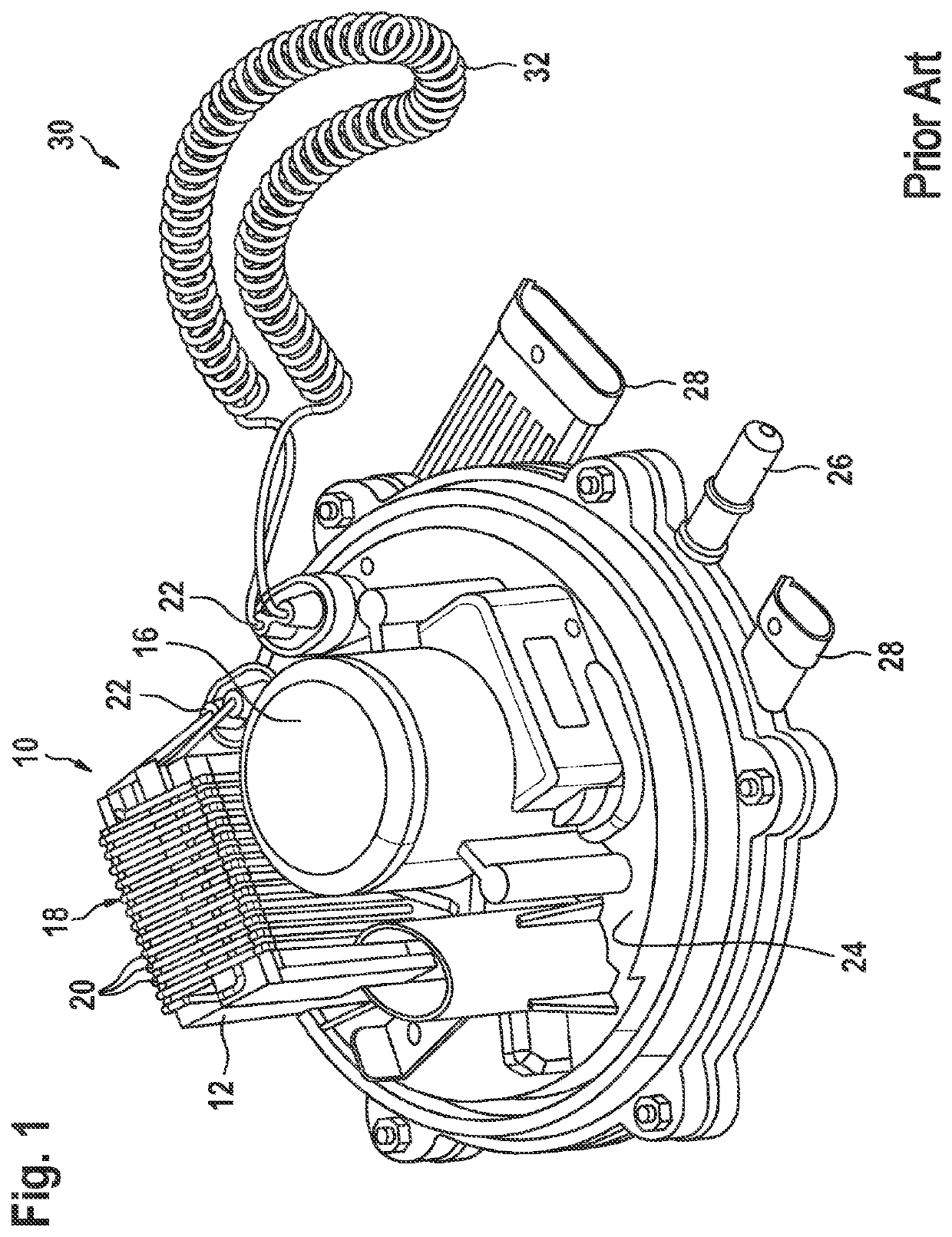 Supply module having a heating device for conveying an operating/auxiliary agent capable of freezing