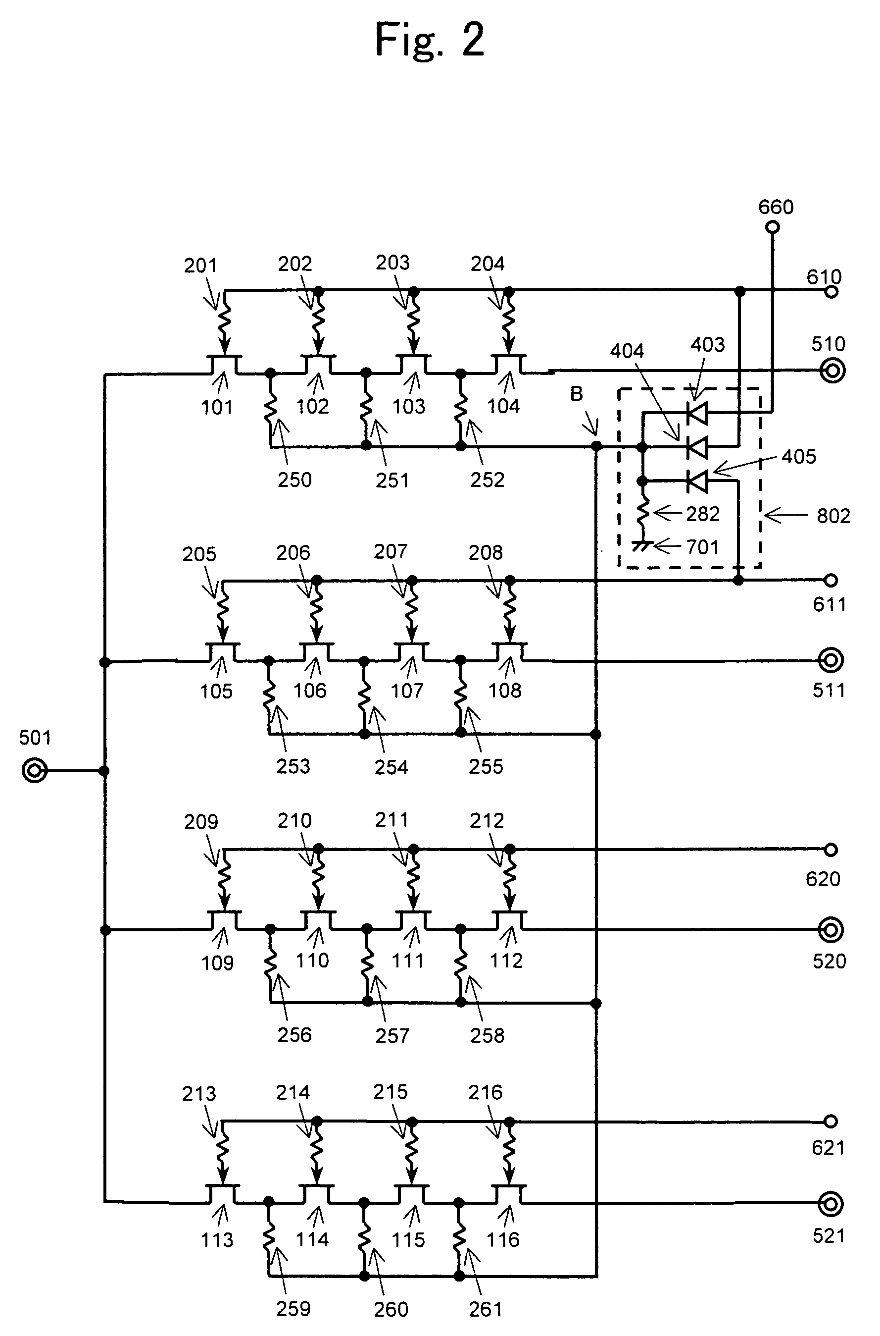 High frequency switching circuit and semiconductor device